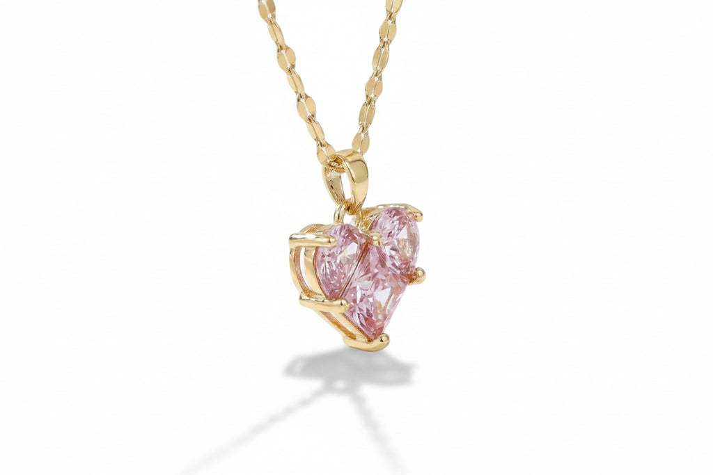 Heart Crystal Necklace