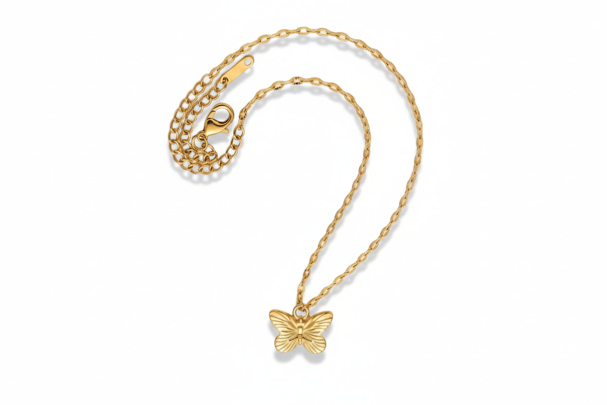 Butterfly Pendant Necklace