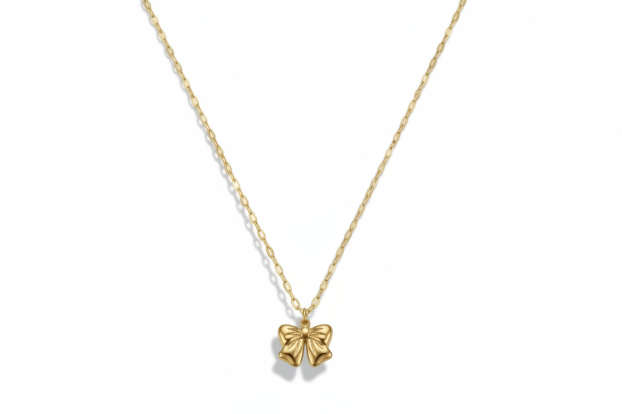 Bow Pendant Necklace