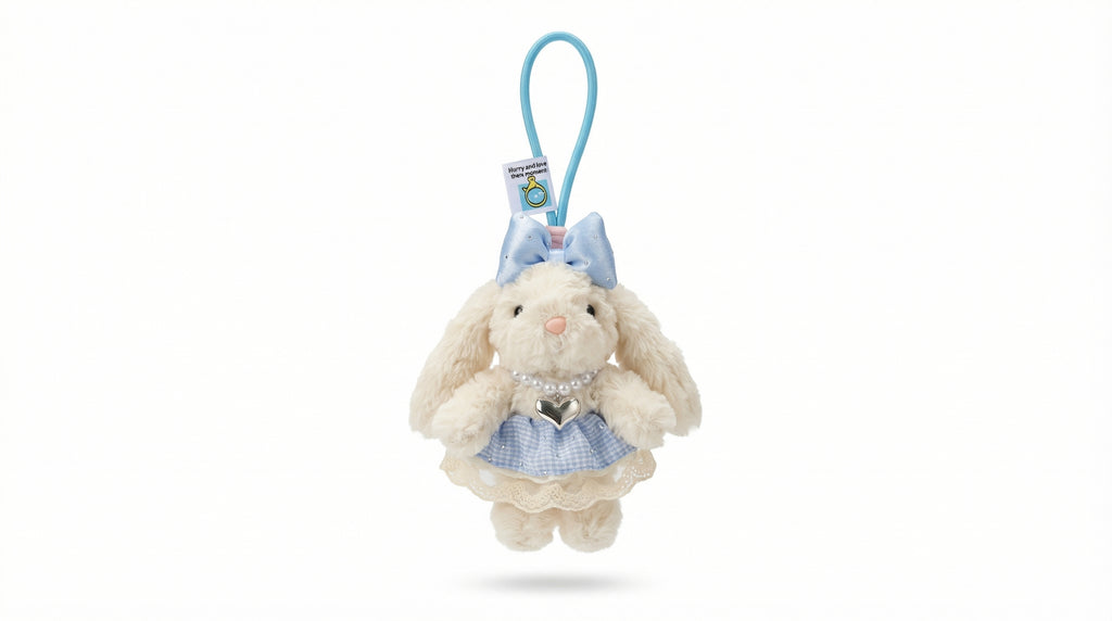 Korean bunny bag charm