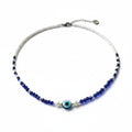 Handmade Evil Eye Beaded Necklace