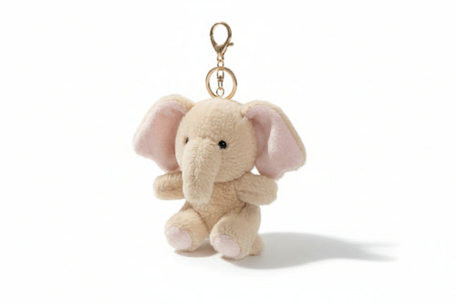 Ella the Elephant Plush Keychain