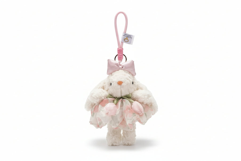 Korean bunny bag charm