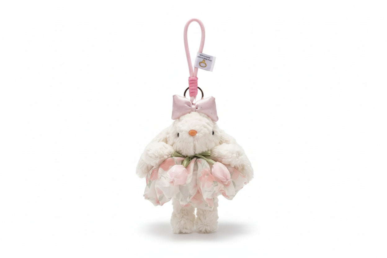 Korean bunny bag charm