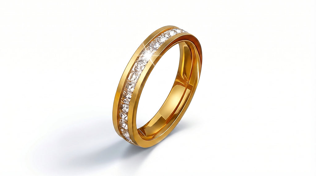 SS Square Stone Ring