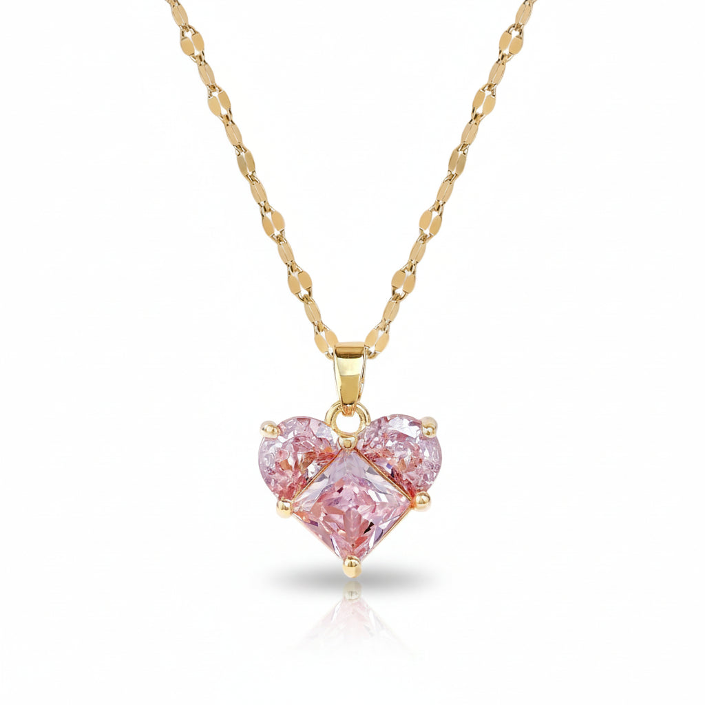 Heart Crystal Necklace