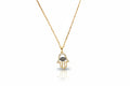 Hamsa evil Eye Pendant Necklace