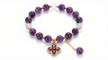 Amethyst Bead Bracelet