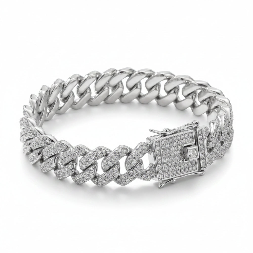 Iced-out Chain Bracelet For men