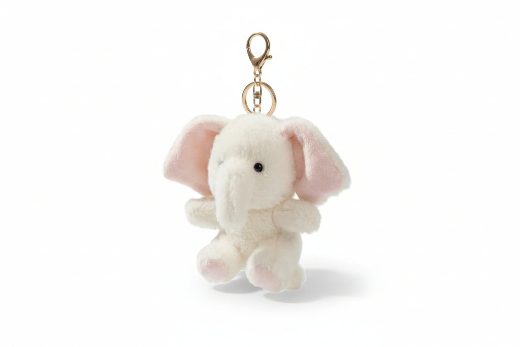 Ella the Elephant Plush Keychain