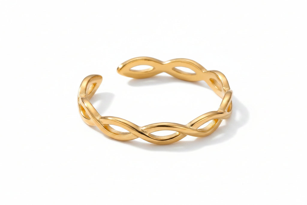SS Stylish Wave ring