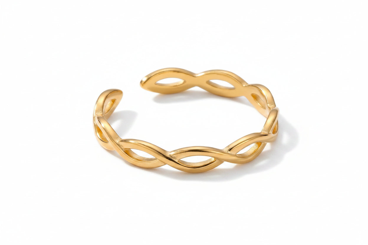SS Stylish Wave ring