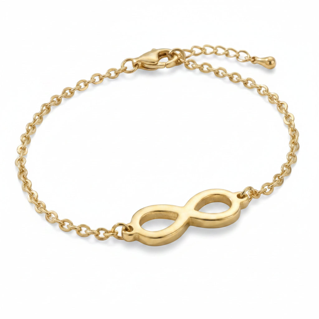 Infinity Stainless Steel Chain Bracelet