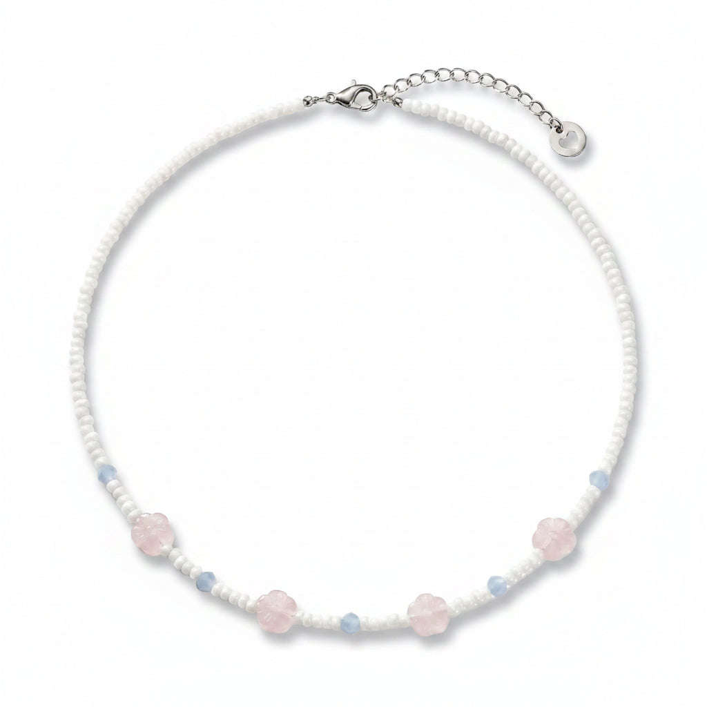 Handmade Pastel Beaded Necklace